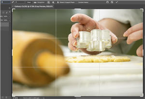 Rule of thirds sample of culinry pastry cookie cutter
